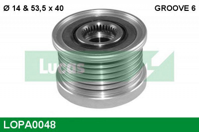 LUCAS ENGINE DRIVE lopa0048 -  Механизм свободного хода генератора
